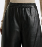 Arma Noa leather barrel-leg pants