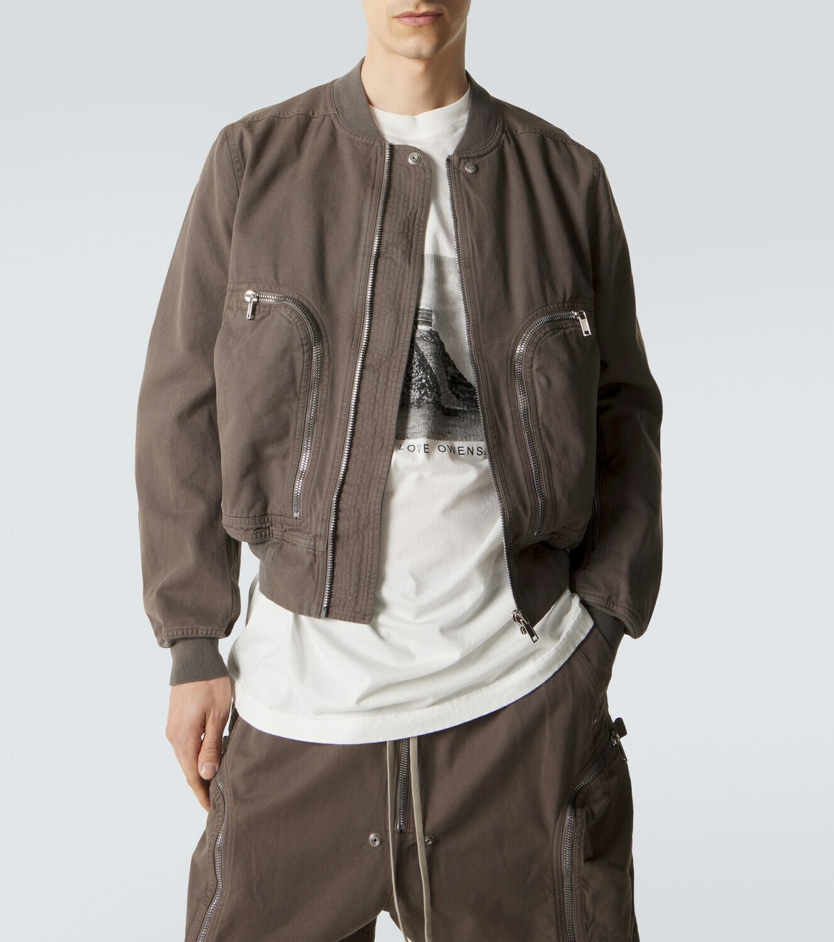 Rick Owens Cotton bomber jacket