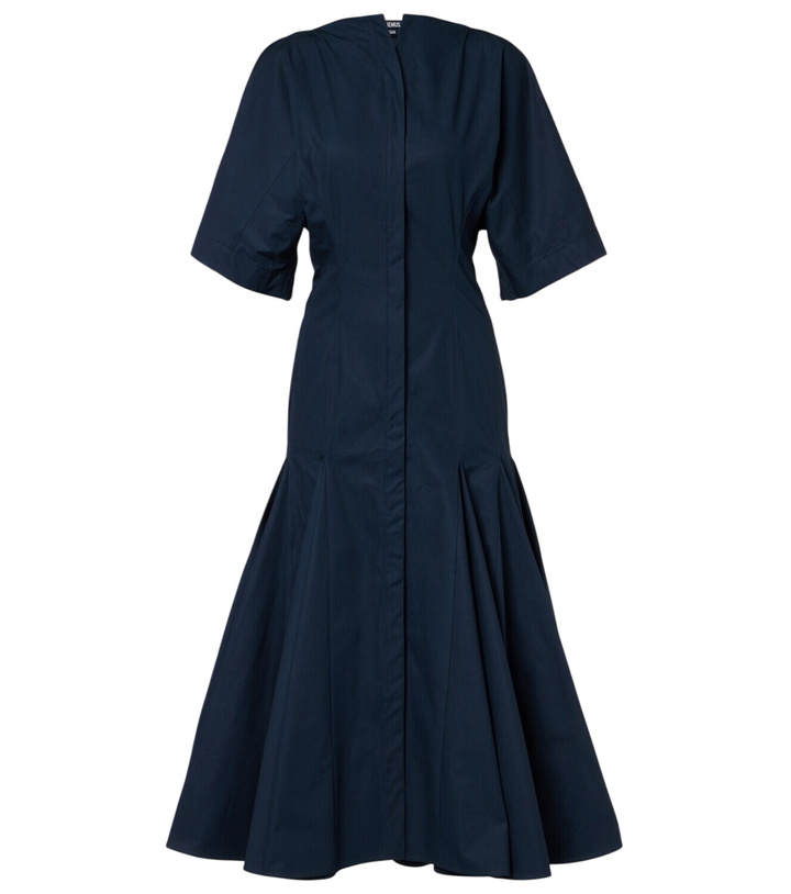 Photo: Jacquemus Moisson cotton poplin midi dress