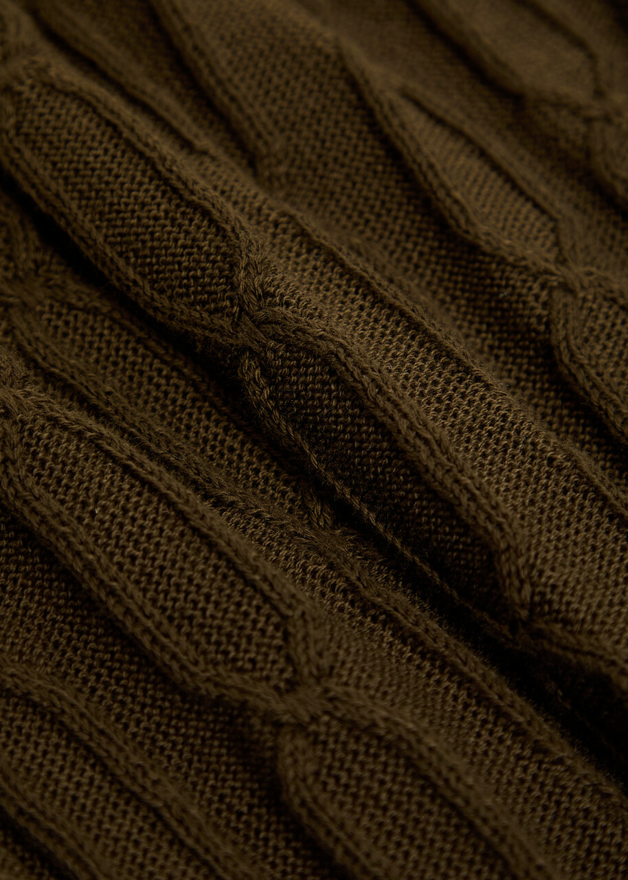Oliver Spencer Rossell Cotton-knit Cardigan Khaki