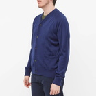 Universal Works Men's Merino Loose Cardigan in Blue