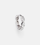 Maria Tash 18kt white gold (750/1000) single earring with diamonds