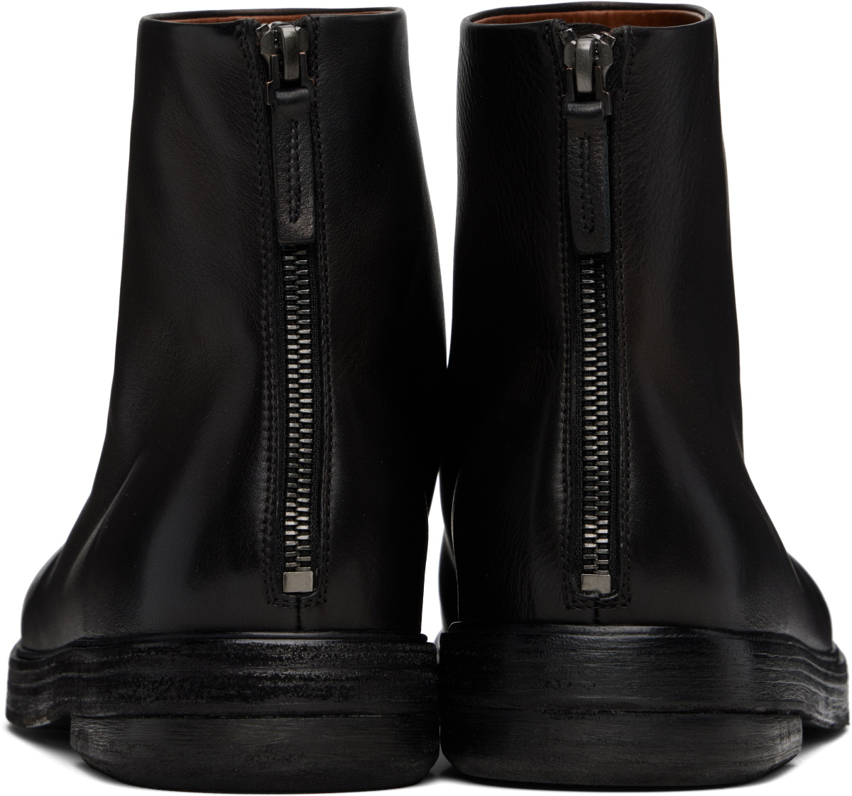 Marsèll Black Zucca Zeppa Ankle Boots