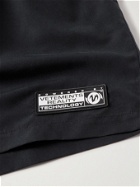 Vetements - Short-Length Logo-Appliquéd Swim Shorts - Black