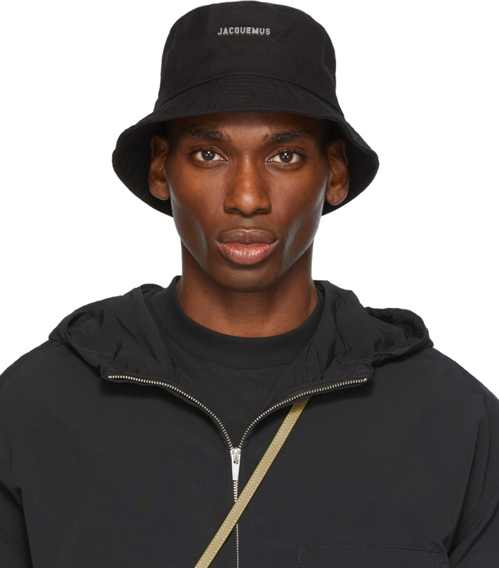 Photo: Jacquemus Black La Montagne 'Le Bob Gadjo' Bucket Hat