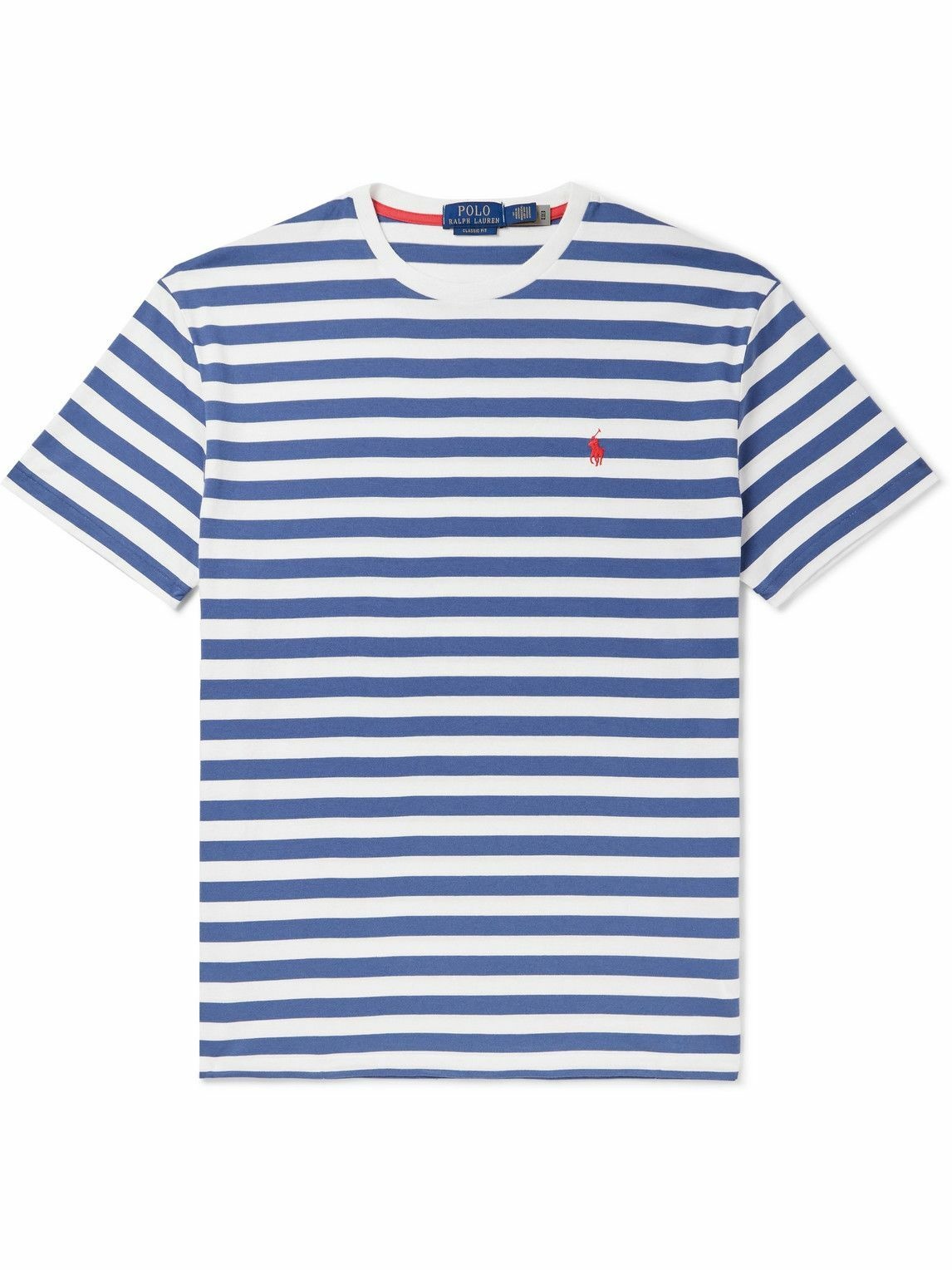 Polo Ralph Lauren - Logo-Embroidered Cotton-Jersey T-Shirt - White Polo ...