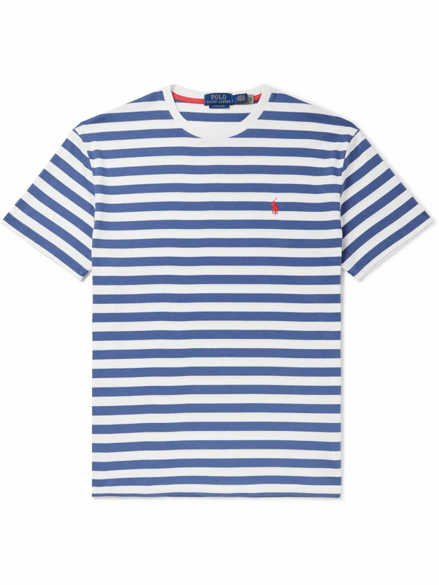 Photo: Polo Ralph Lauren - Logo-Embroidered Cotton-Jersey T-Shirt - White
