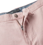Club Monaco - Jax Slim-Fit Cotton and Linen-Blend Shorts - Pink