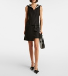 Coperni Belted pleated minidress