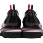 Thom Browne Black Vitello Calf All Terrain Sole Derbys