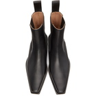 Bottega Veneta Black The Lean Chelsea Boots