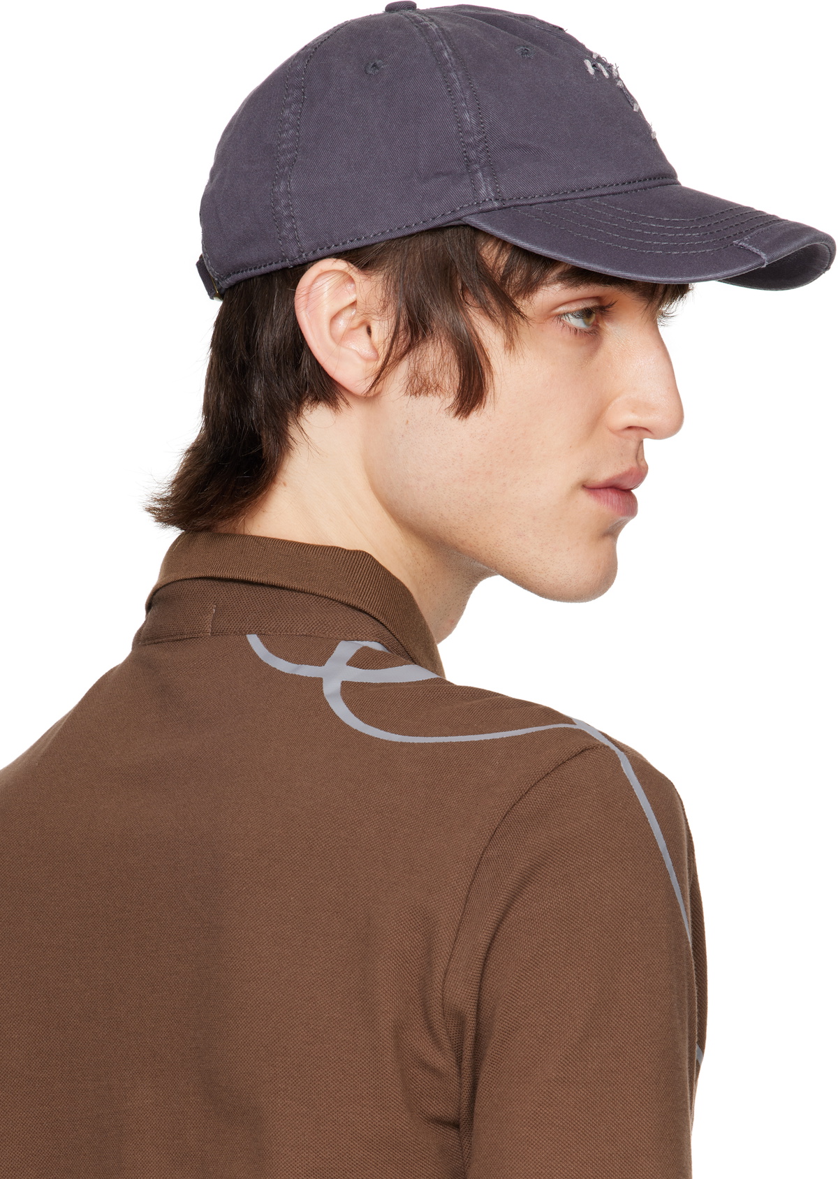 Praying Gray Cross Stitched Cap Praying