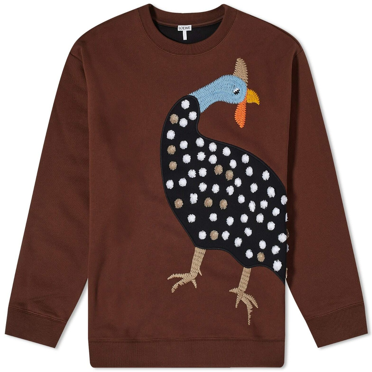 Photo: Loewe Men's Bird Sweater in Cocoa
