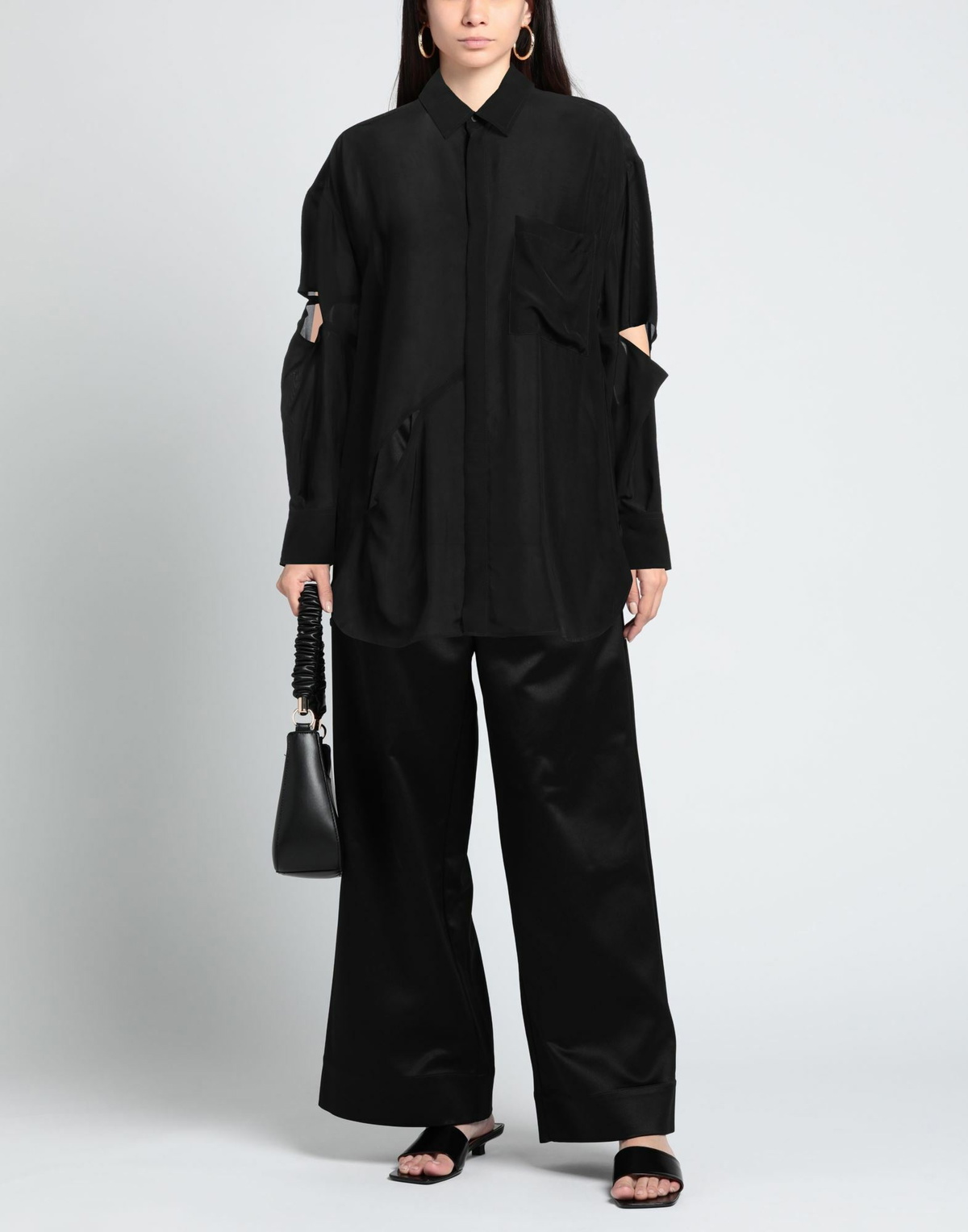 Gauchere. Womens Shirt in Black