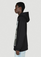 Balmain Statue Print Hooded Sweatshirt