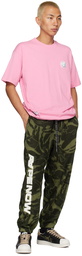 AAPE by A Bathing Ape Pink Patch T-Shirt