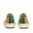 Maison MIHARA YASUHIRO Men's Original Sole Overdyed Lowcut Sneakers in Yellow