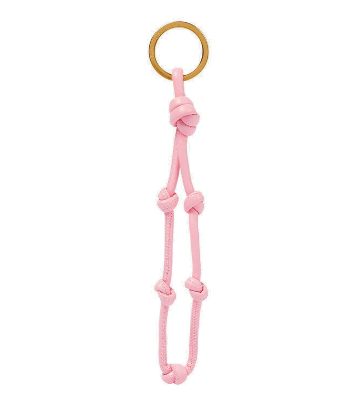 Photo: Bottega Veneta - Knotted leather keyring
