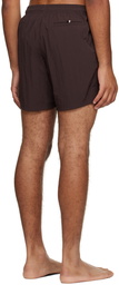 BOSS Brown Quick-Drying Swim Shorts