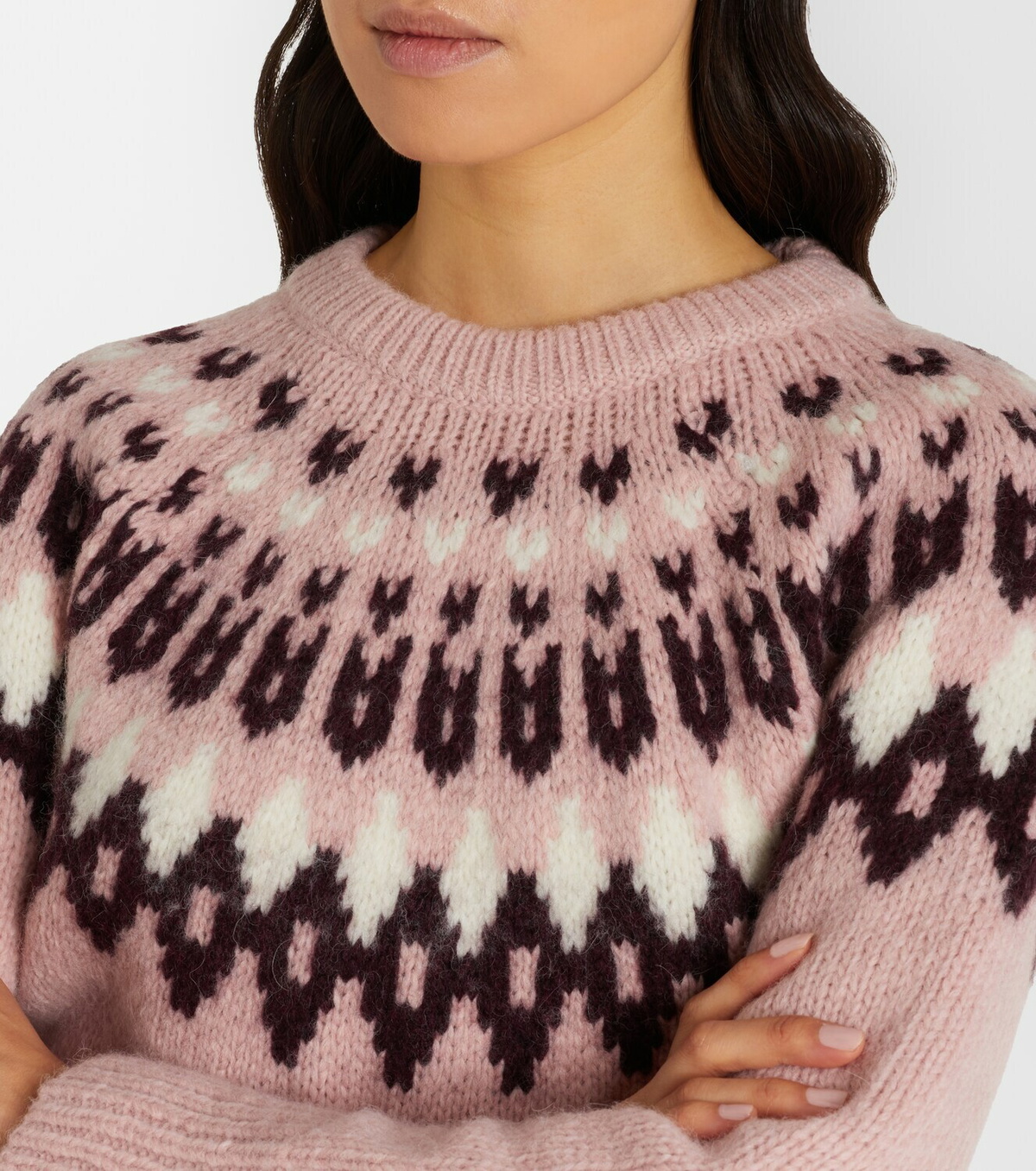 Veronica Beard Anne Fair Isle wool-blend sweater
