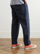Folk - Assembly Straight-Leg Cotton-Canvas Trousers - Blue