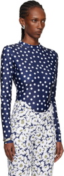 Jean Paul Gaultier Navy 'The Polka-Dot' T-shirt