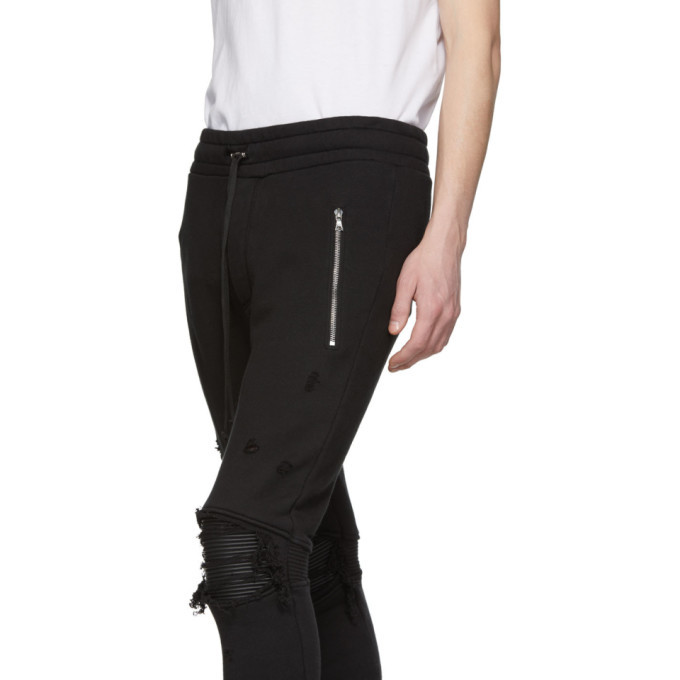 Amiri Black MX1 Moto Lounge Pants Amiri