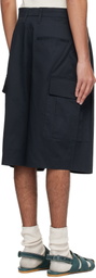 Camiel Fortgens Navy Twill Cargo Shorts
