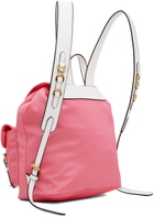 Moschino Pink Drawstring Backpack