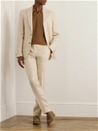 Mr P. - Phillip Tapered Linen Suit Trousers - Neutrals