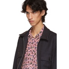 PS by Paul Smith Blue and Black Check Bomber Jacket