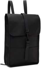RAINS Black Mini Waterproof Backpack