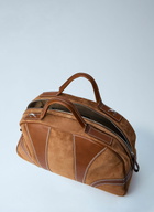 Dries Van Noten Leather-Trimmed Suede Duffel Bag
