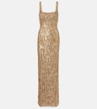 Jenny Packham Fleur sequined gown