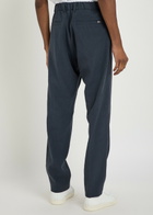 Herno Linen and Cotton-blend Trousers Navy