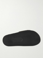 TOM FORD - Ricky Logo-Perforated Suede Slides - Brown