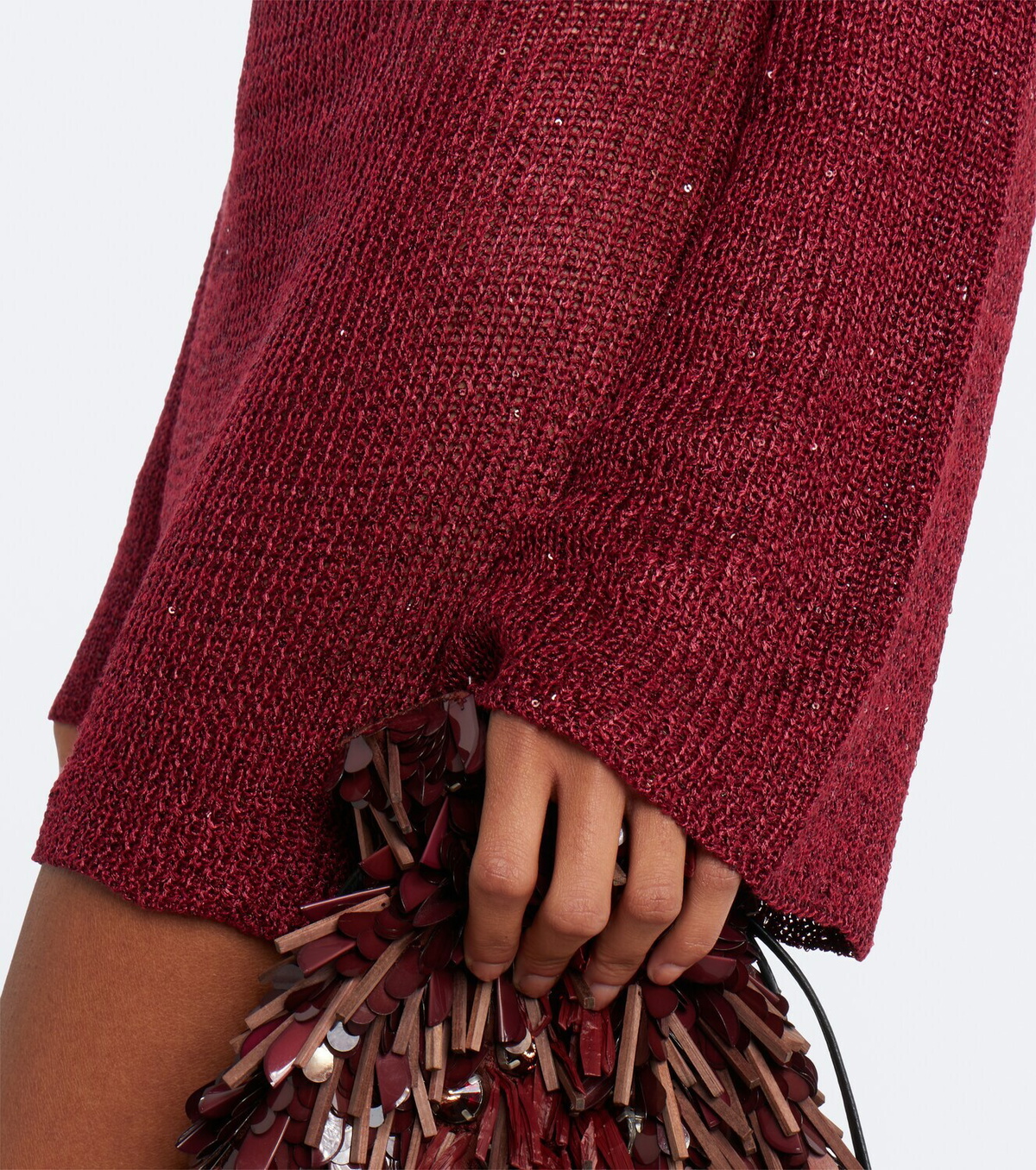 Bananhot Rey sequined knitted minidress