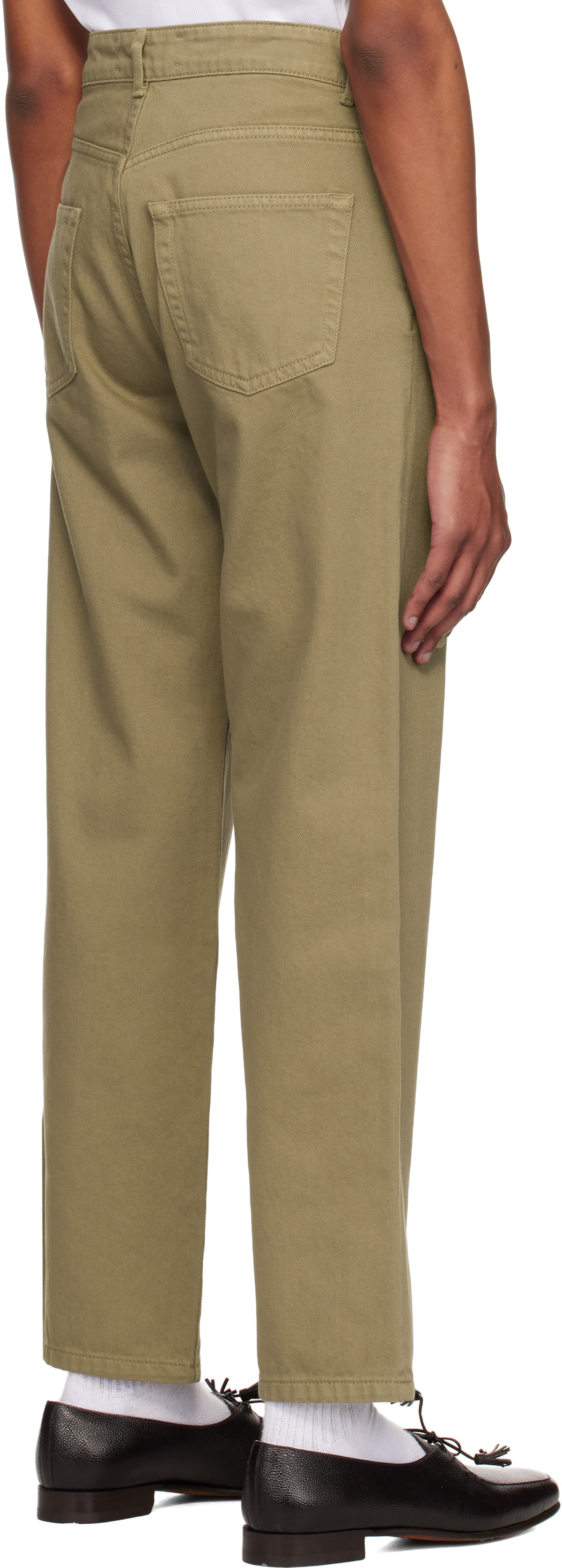 Róhe Taupe Relaxed Leg Jeans