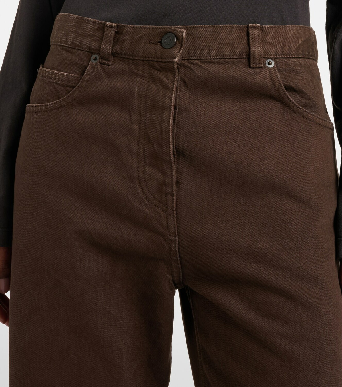 The Row Finbar wide-leg jeans