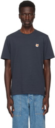 Maison Kitsuné Navy Fox Head T-Shirt