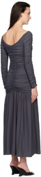 Paloma Wool Gray Catalina Midi Dress