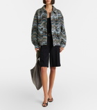 Missoni Zigzag oversized jacquard wool-blend jacket