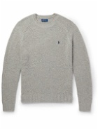 Polo Ralph Lauren - Logo-Embroidered Recycled Knitted Sweater - Gray