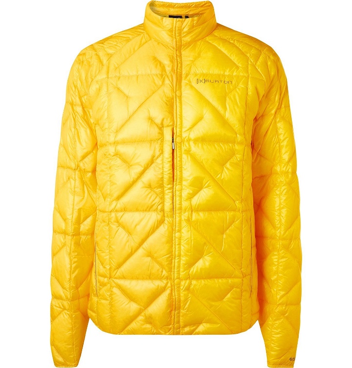 Photo: Burton - [ak] Baker Lite Quilted Pertex Down Ski Jacket - Yellow