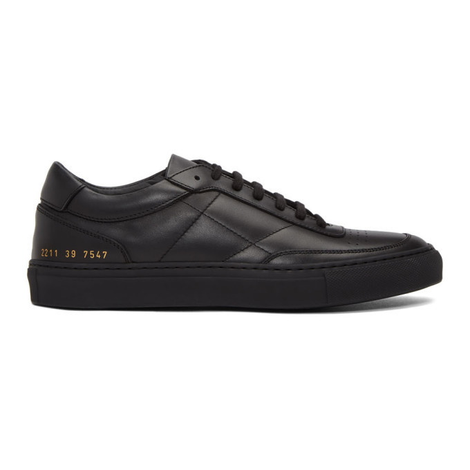 Photo: Common Projects Black Classic Resort Sneakers