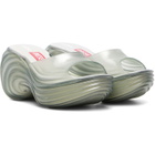 Diesel Transparent Melissa Edition Platform Mule Sandals
