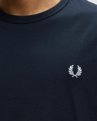 Fred Perry Ringer Tee Blue - Mens - Shortsleeves