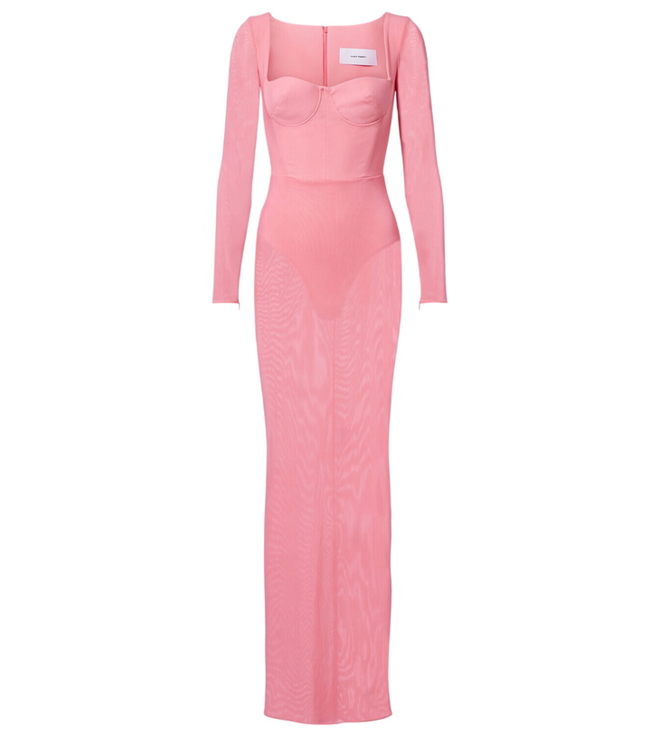 Photo: Alex Perry Semi-sheer mesh gown