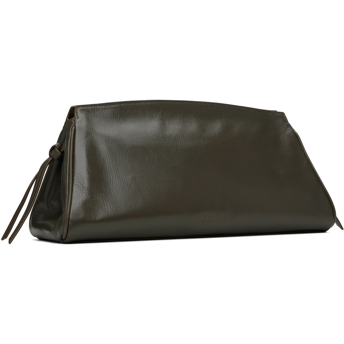 Staud Taupe Maude Large Clutch