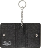 Maison Margiela Black Key Ring Bifold Card Holder
